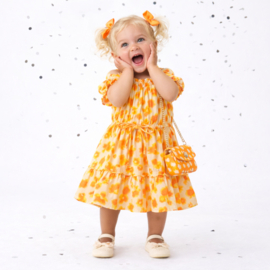 FRKUBB511 jurk ORANJE ( 6pcs)