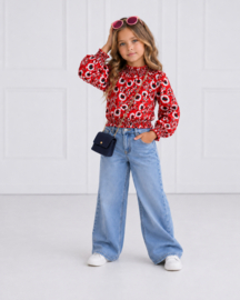 ZM5155 BLOUSE RED (7pcs)