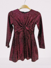 FRHS8054 jurk BORDEAUX  ( 6 pcs)