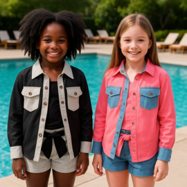 FRCH096 set ZWART (6pcs)