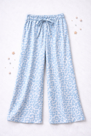 FRKU34039 flared pants  AQUA ( 6pcs)