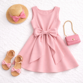 FRKU783 jurk ROZE (6pcs)