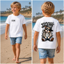 ZM1133 shirt  WIT ( 7pcs)