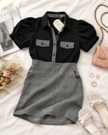 FRYY026 jurk  BLACK (6pcs) ...
