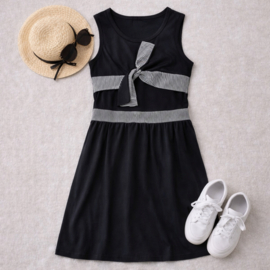 ZM5105 jurk navy (6pcs)