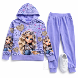 FRKU7493 set  LILA/PAARS ( 6pcs)