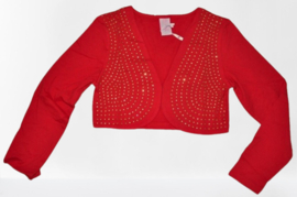 ZM3200 bolero met gouden steentjes(10 pcs)