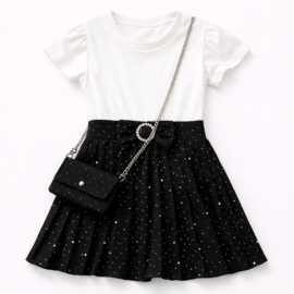 FRKU70512 jurk ZWART ( 6pcs)