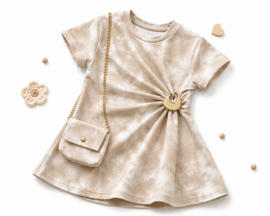 FRKUBB531 jurk  BEIGE( 6pcs)