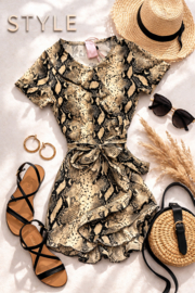 ZM5232 Jurk SNAKE  (7pcs).