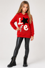 FRart1011  Sweatjurk  rood(6pcs)