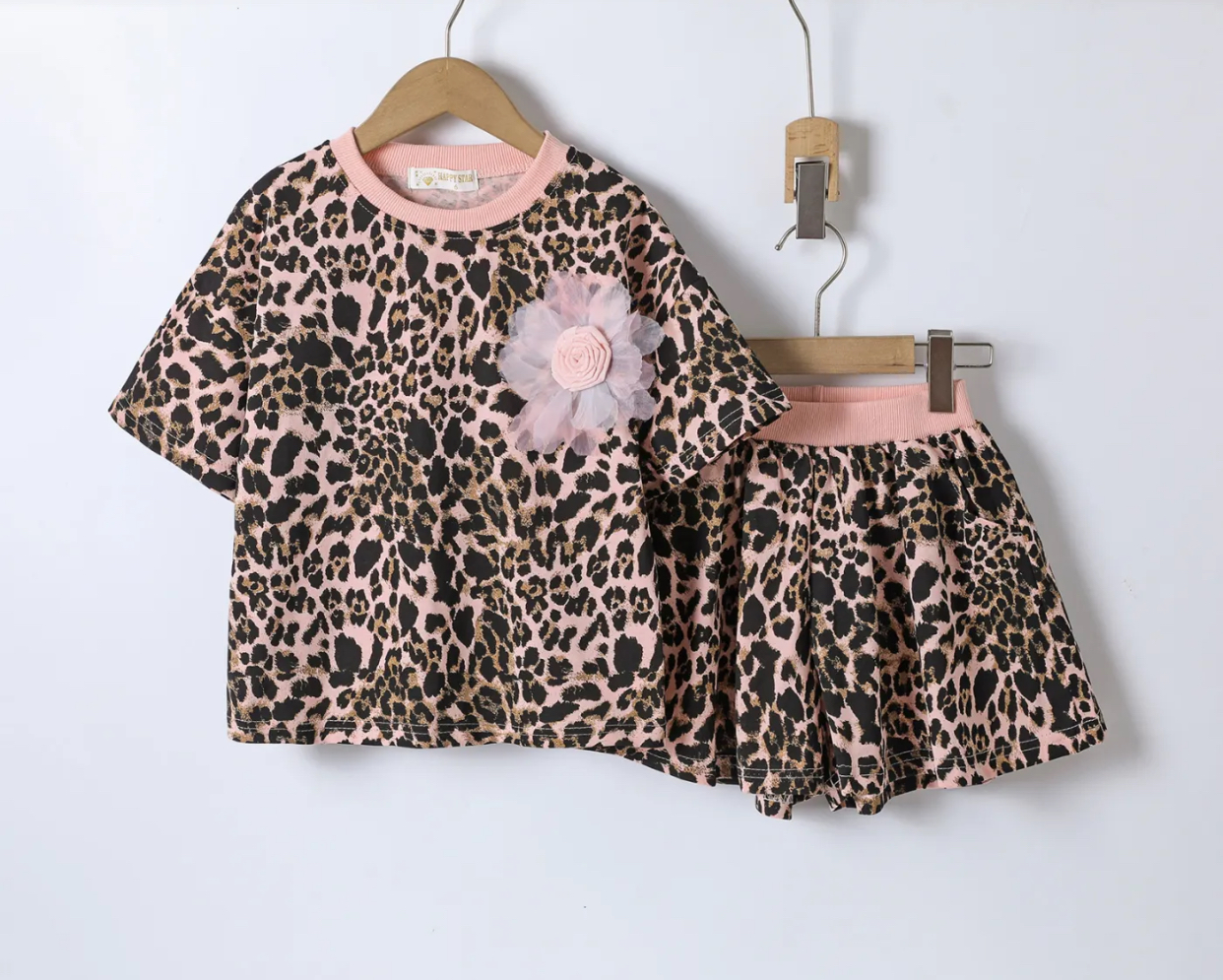 FRHS0866 Meisjes set Tshirt met broekrokje