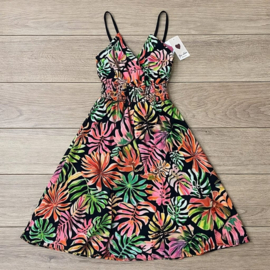 FRKU9797 jurk ZWART ( 6pcs)