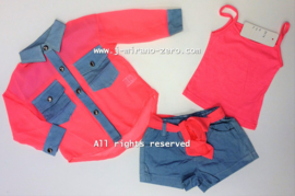 FRCH096 set  NEON ROZE  (6pcs)