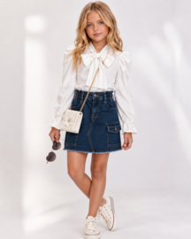 FRKU YX46 jeans rok (2pcs) 2kleuren