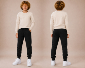 FRFSJB55278 joggingbroek   ZWART   (6 pcs )