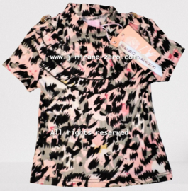 ZM5346 top  panter ROZE  (7pcs)