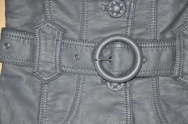 WZ-008 MM grijze blazer met riem(8pcs)