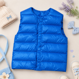 ZMCNLQ001 bodywarmer BLAUW  (5pcs)