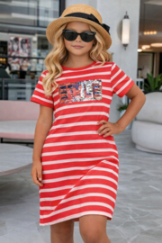 ZM5238 jurk NEON roze (6pcs)