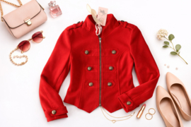 ZM3160 blazer rood (10 pcs)