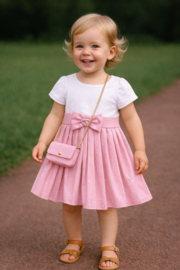 FRKUBB506 jurk ROZE ( 6pcs)