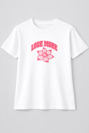 FRKU6013 shirt  WIT/ROZE (6pcs)