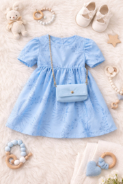 FRKUBB2118 jurk  AQUA  ( 6pcs)