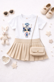 FRKUBB508 jurk BEIGE ( 6pcs)