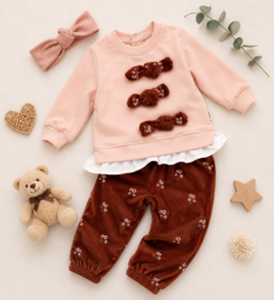 FRart705 set zacht  ROZE (3pcs)