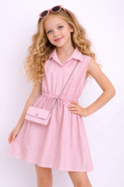 FRKU70526 jurk  ROZE  ( 6pcs)