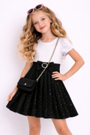 FRKU70512 jurk ZWART ( 6pcs)