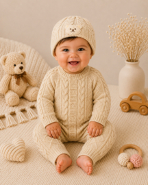ZMB8708 onesie BEIGE ( 4pcs)