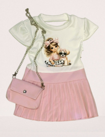 FRKU387A  jurk  ROZE  ( 6pcs)