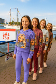 FRKU7493 set  LILA/PAARS ( 6pcs)