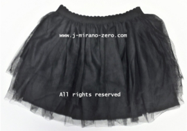 FRCH099 tule rok  ZWART   (7pcs).