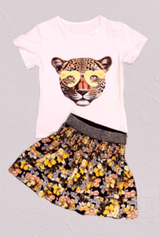 FRKU3870 T shirt  GEEL ( 6pcs)