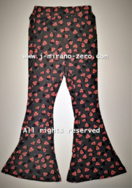 ZM5307 Flaredpants   HEARTS  (7pcs)