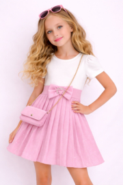 FRKU70512 jurk ROZE ( 6pcs)