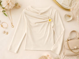 FRKU70913 trui  BEIGE ( 6pcs)