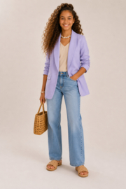 FRKU9192 Blazer  LILA  ( 6pcs)