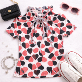 ZM5282-1  shirt polokraag  HEARTS  (7pcs)