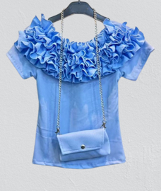 FRKU9551 top AQUA ( 6pcs)