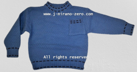 ZMCN009 trui  BLAUW   (5pcs)