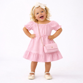 FRKUBB2121 jurk  ROZE( 6pcs)