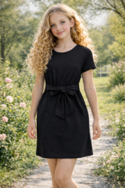 ZM5195 jurk zwart  (6pcs)