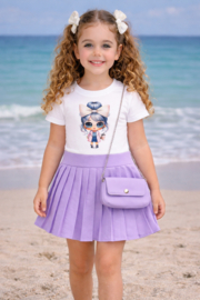 FRKU70615 jurk LILA  ( 6pcs)