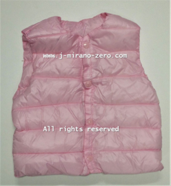 ZMCNLQ001 bodywarmer ROZE  (5pcs)