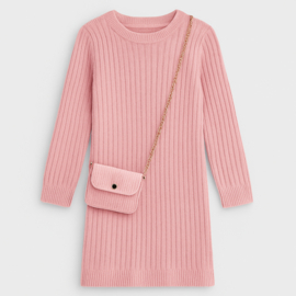 FRKU3035 brei jurk ROZE ( 6pcs)
