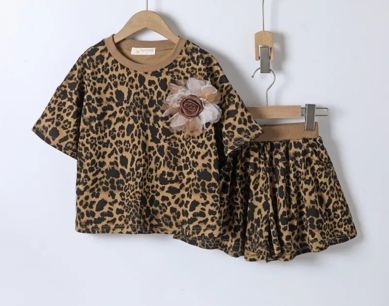 FRHS0866 Meisjes set Tshirt met broekrokje